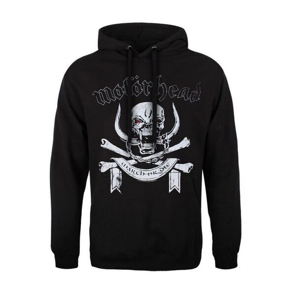 Motorhead Unisex Adult March Or Die Hoodie / Black